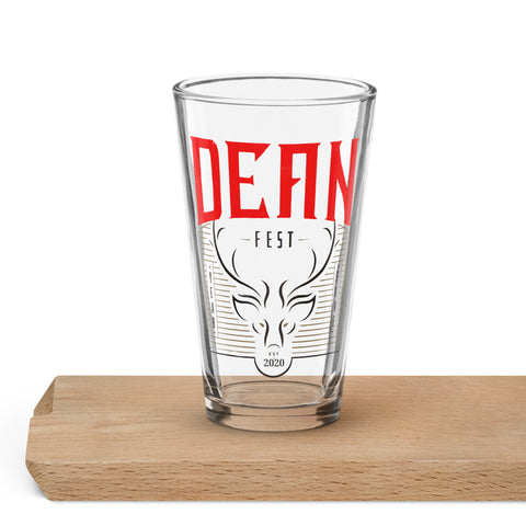 Modern Logo DeanFest Pint Glass